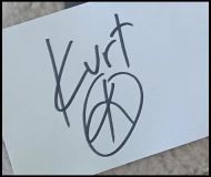 Autographed Kurt Cobain Signature Cut