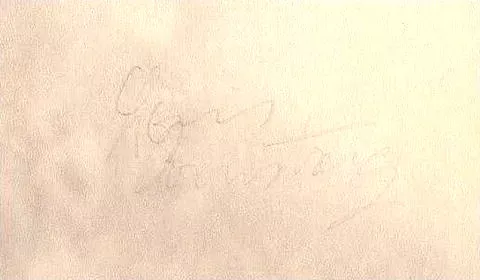 Louis Armstrong Autographed Vintage Signature Card