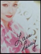Lucille Ball Autographed 'Love Lucy' Glossy 8x10 Photograph
