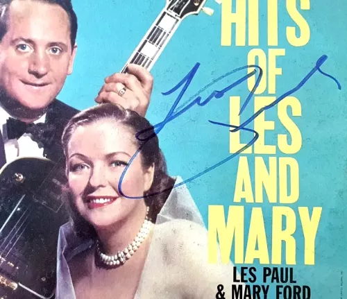 Les Paul Autographed ‘Hits of Les and Mary’ Album