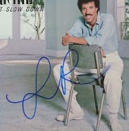Lionel Richie Autographed 'Can’t Slow Down' Record Album Cover