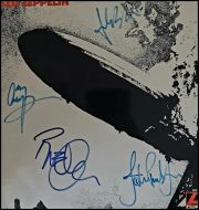 Led Zeppelin - Fully Autographed - 'Self-Titled' Album