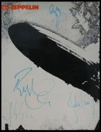 Led Zeppelin - Fully Autographed - 'Self-Titled' Album