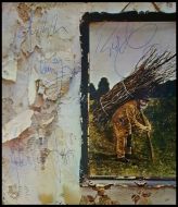 Led Zeppelin Fully Autographed Untitled No.IV Album Cover