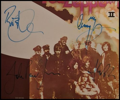 Led Zeppelin Autographed ‘Led Zeppelin II’ LP