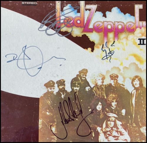 Led Zeppelin Autographed ‘Led Zeppelin II’ LP