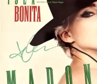 Madonna 'La Isla Bonita' Autographed 12inch Album Cover