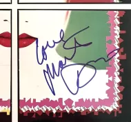 Martha Davis Autographed The Motels ‘All Four One’ Record Album Cover