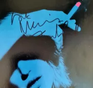 Marianne Faithful Autographed 'Broken English' Album Cover