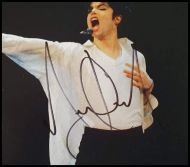  Michael Jackson Autographed ‘In Concert’ Photograph