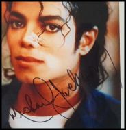 Michael Jackson Autographed Glossy 8x10 Photograph