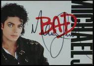 Michael Jackson Autographed – ‘BAD’ Vinyl Album