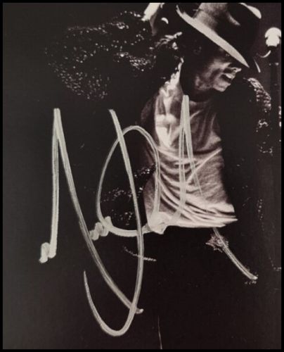 Michael Jackson Autographed ‘In Concert’ Photograph