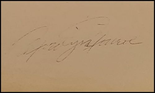 Marilyn Monroe Autographed Signature Cut