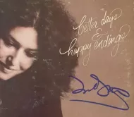 Melissa Manchester Autographed ‘Better Days & Happy Endings’ Album Cover