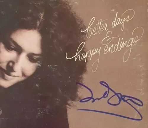 Melissa Manchester Autographed ‘Better Days & Happy Endings’ Album Cover