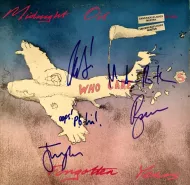 Midnight Oil Autographed ‘Forgotten Years’ Album Cover