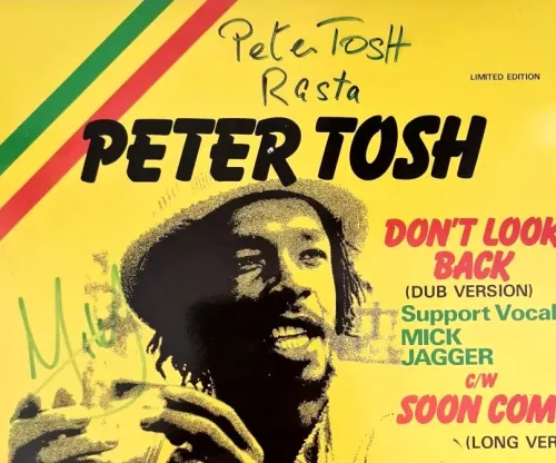 Mick Jagger & Peter Tosh Autographed 'Limited Edition'