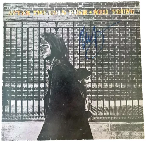 Neil Young Autographed 'After the Gold Rush' Album Cover