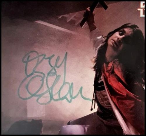 Ozzy Osbourne 'Blizzard of Ozz' Autographed Album Cover