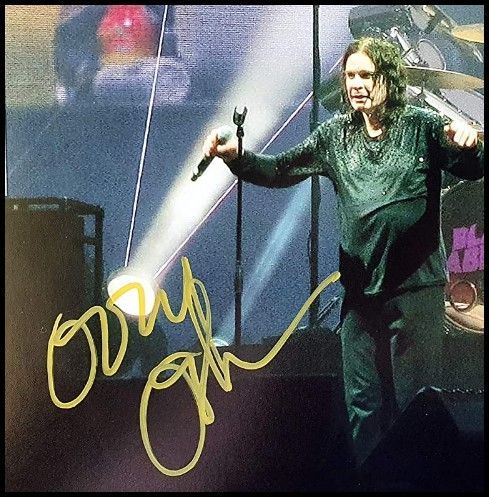 Ozzy Osbourne Personally Signed Autographed Photograph