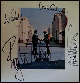 Pink Floyd - Autographed 'Wish You Were Here' Album Cover