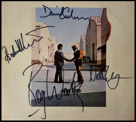 Pink Floyd Autographed ‘Wish You Were Here’ Album Cover