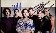 Pearl Jam Band Autographed Color 8x10 Photograph