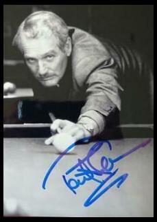 Paul Newman Autographed ‘The Color of Money’ 8x10 Photograph