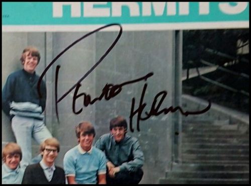 Peter Noone Autographed ''Herman's Hermits'' Record Album