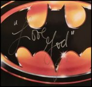 Prince Personally Autographed 'Bat Dance' Record Album Cover