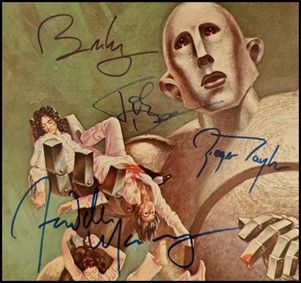 QUEEN Fully Autographed ‘News of the World' Album Cover