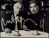 Robert De Niro & Al Pacino Autographed ‘The Irishman’  B&W Photograph