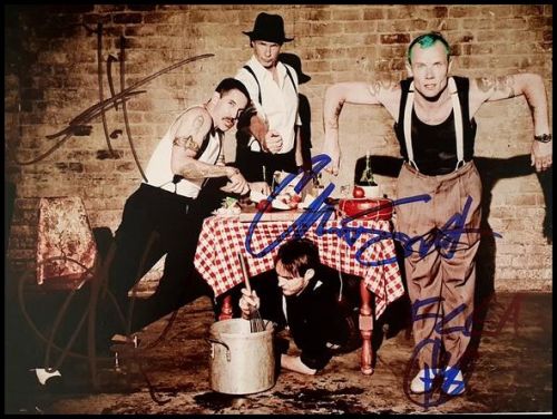 Autographed ‘Red Hot Chilli Peppers’ Photograph