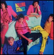 The Rolling Stones - Autographed 'Dirty Work' Record Album