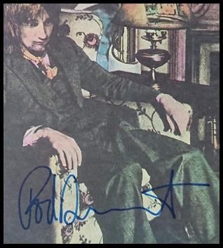 Rod Stewart Autographed Record Album Cover