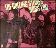 The Rolling Stones Autographed ‘Miss You’ Album Cover