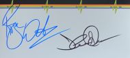 Roger Waters & David Gilmour Autographed - R4MGWYVD