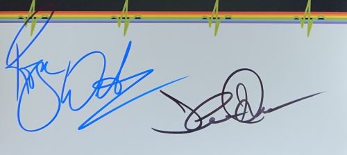 Roger Waters & David Gilmour Autographed - R4MGWYVD