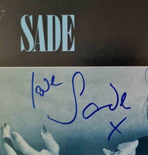 Sade 'Diamond Life' Autographed Record Album