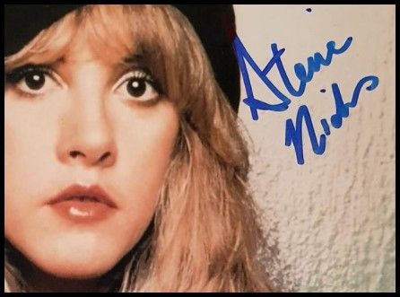 Stevie Nicks Autographed Color Photograph