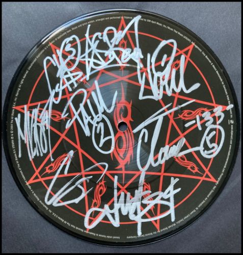 Slipknot Fully Autographed Vinyl Record
