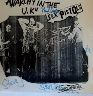 Sex Pistols Autographed 'Anarchy In The UK' Album