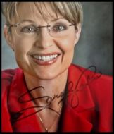 Sarah Palin Autographed Portrait Pictorial