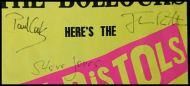 Sex Pistols - Autographed – ‘Never Mind The Bollocks’ Record Album