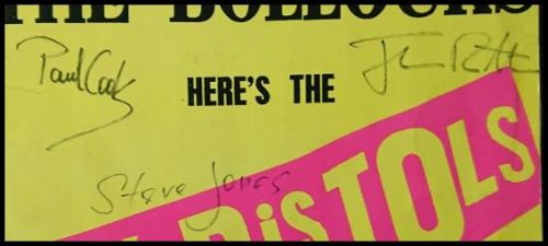 Sex Pistols - Autographed – ‘Never Mind The Bollocks’ Record Album