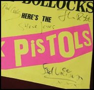Sex Pistols - Autographed (Inc) Sid Vicious – ‘Never Mind The Bollocks’ Album