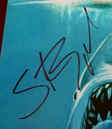 Steven Spielberg Autographed Photo - JAWS