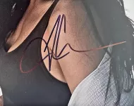 Tia Carrere Color Autographed Photograph