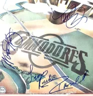 The Commodores Autographed ‘Natural High’ Album Cover 